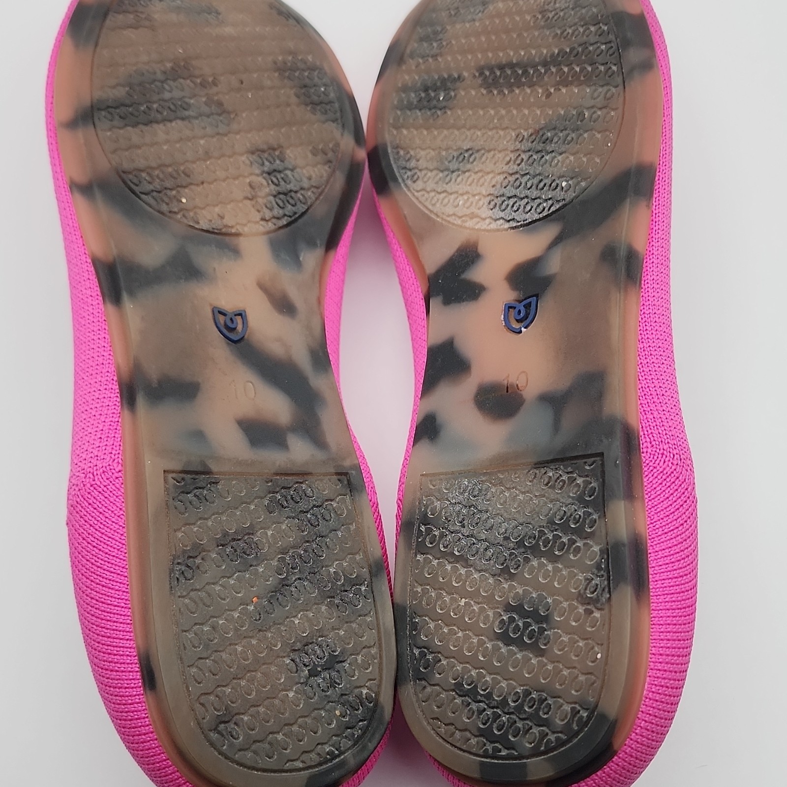 Rothy’s Pink Knit Slip-On Ballet Flat Round Toe Women’s US 10 EU 41