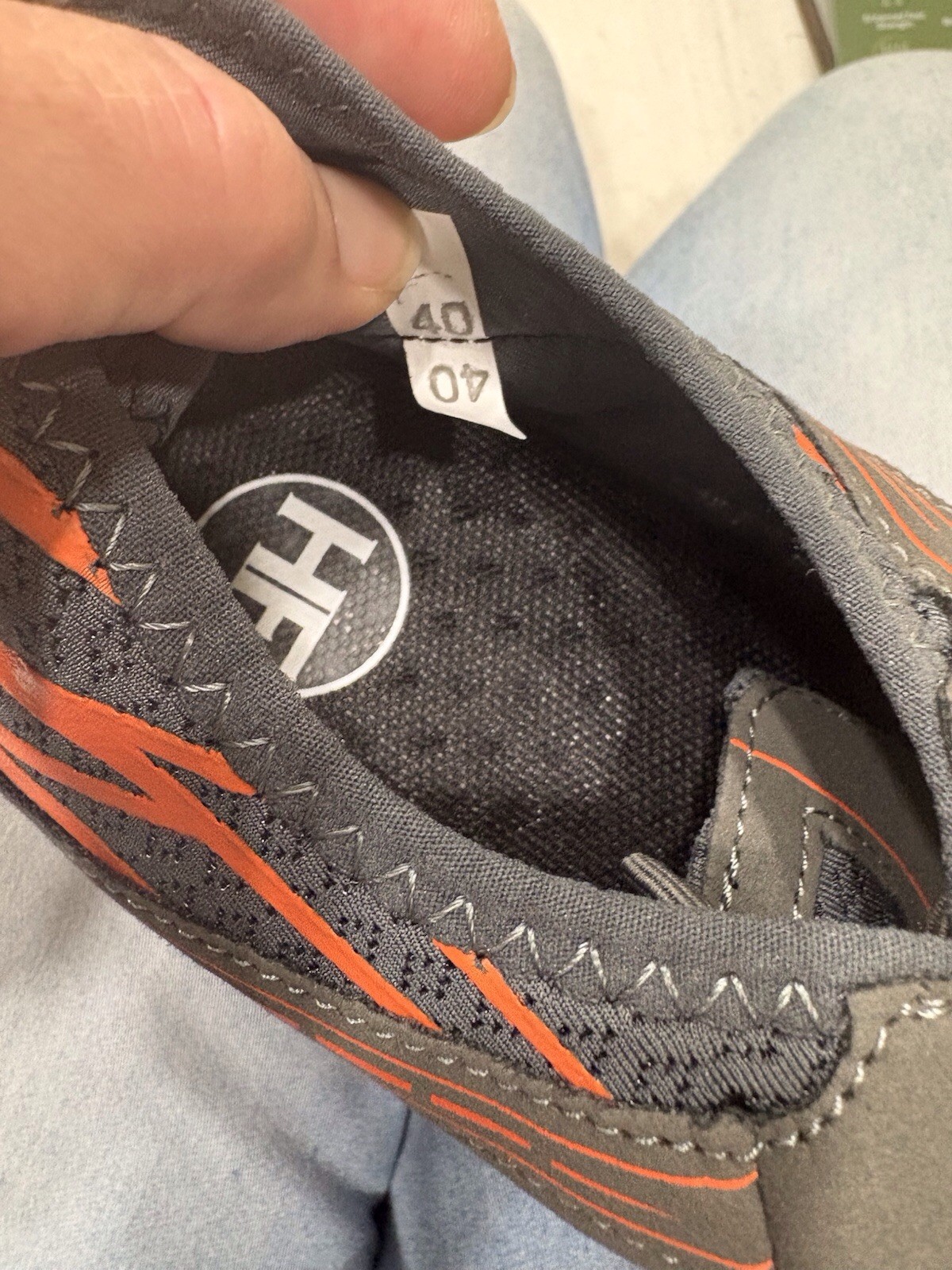 Hike Footwear Lorax Pro Barefoot Shoes Orange Gray Wide Toe Box Unisex Size 40