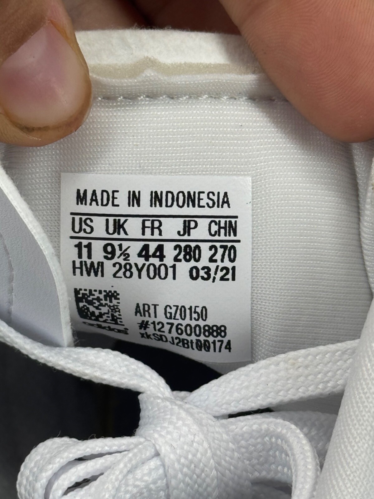 Adidas Women’s Grand Court Zebra GZ0150 Tennis Shoes Size 11 Sneaker White Black