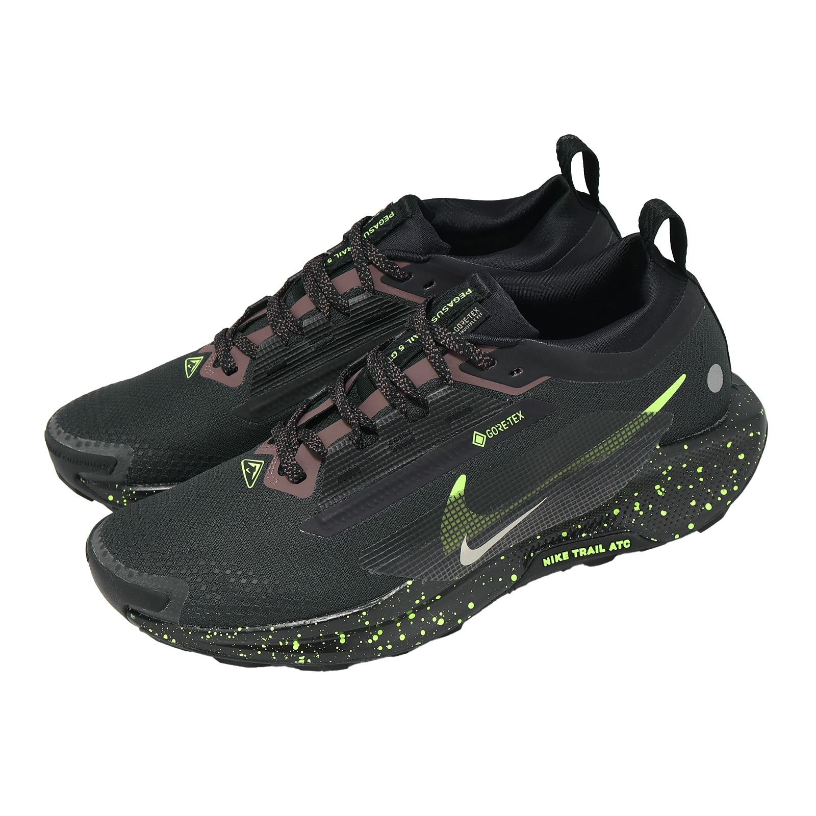 Nike Wmns Pegasus Trail 5 GTX Gore-Tex Black Volt Women Trail Running FQ0912-009