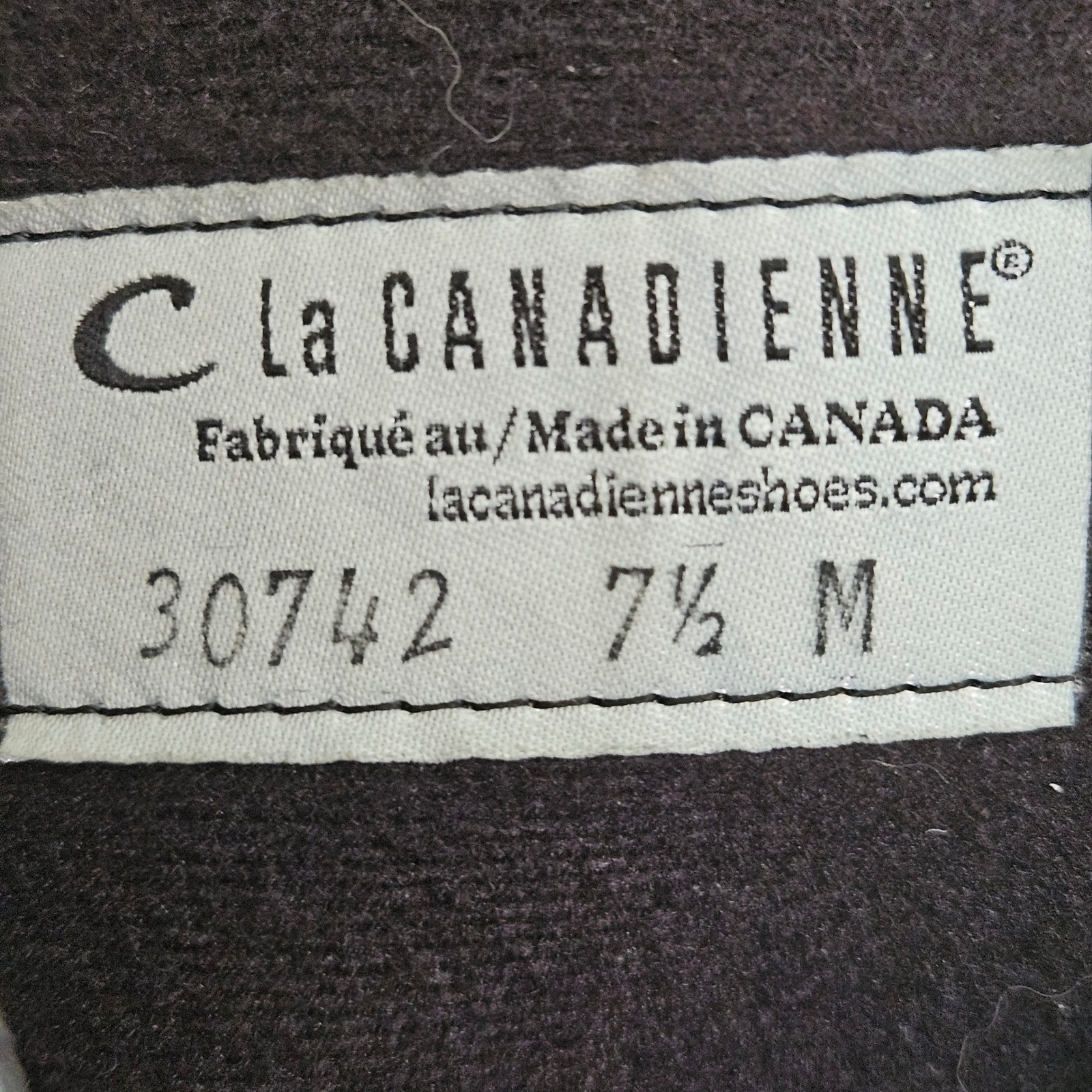 La Canadienne 30742 Black Leather Waterproof Knee High Boots Womens 7.5 M Canada