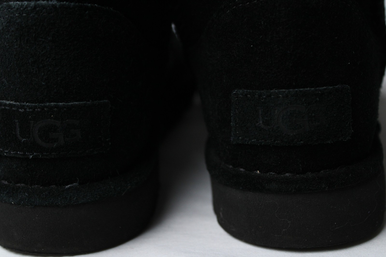 UGG Women’s Alida Unlined Suede Slouch Boots JL3 Black Size US:7 UK:5.5