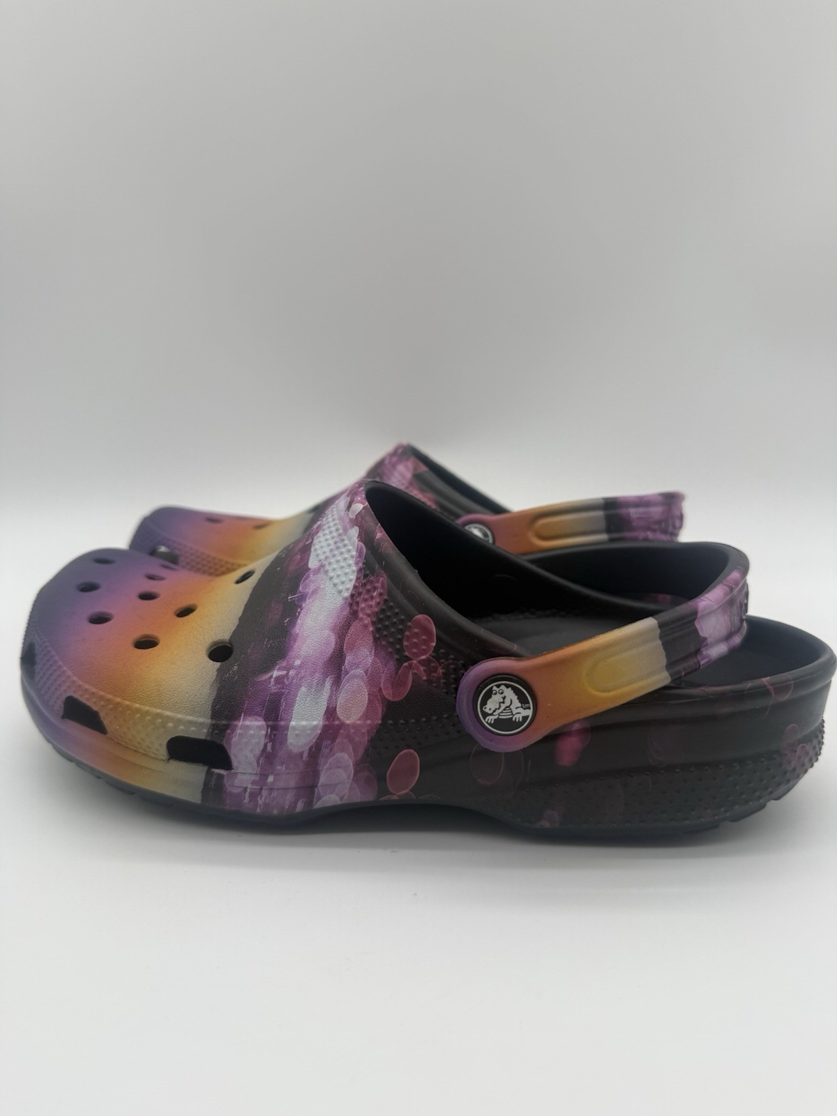 Crocs Classic Meta Scape Clog City Sunset Purple Sunset Orange Graphics Graphic