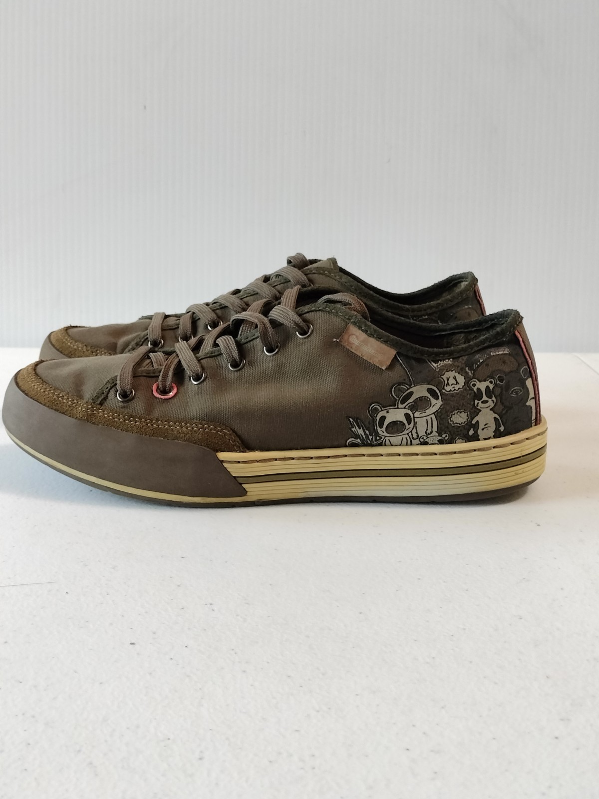 Timberland The Collective Womens Olive Green Sneakers 8 emo Punk Artsy