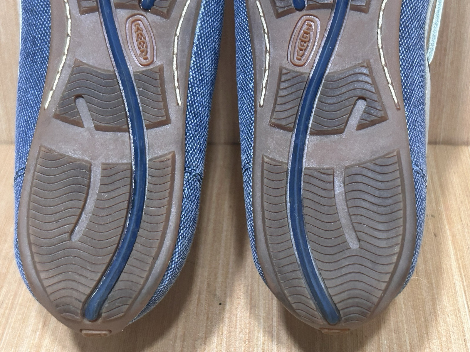 Keen Catalina Ensign Blue Canvas 1 Eye Boat Shoe Women’s Size 8