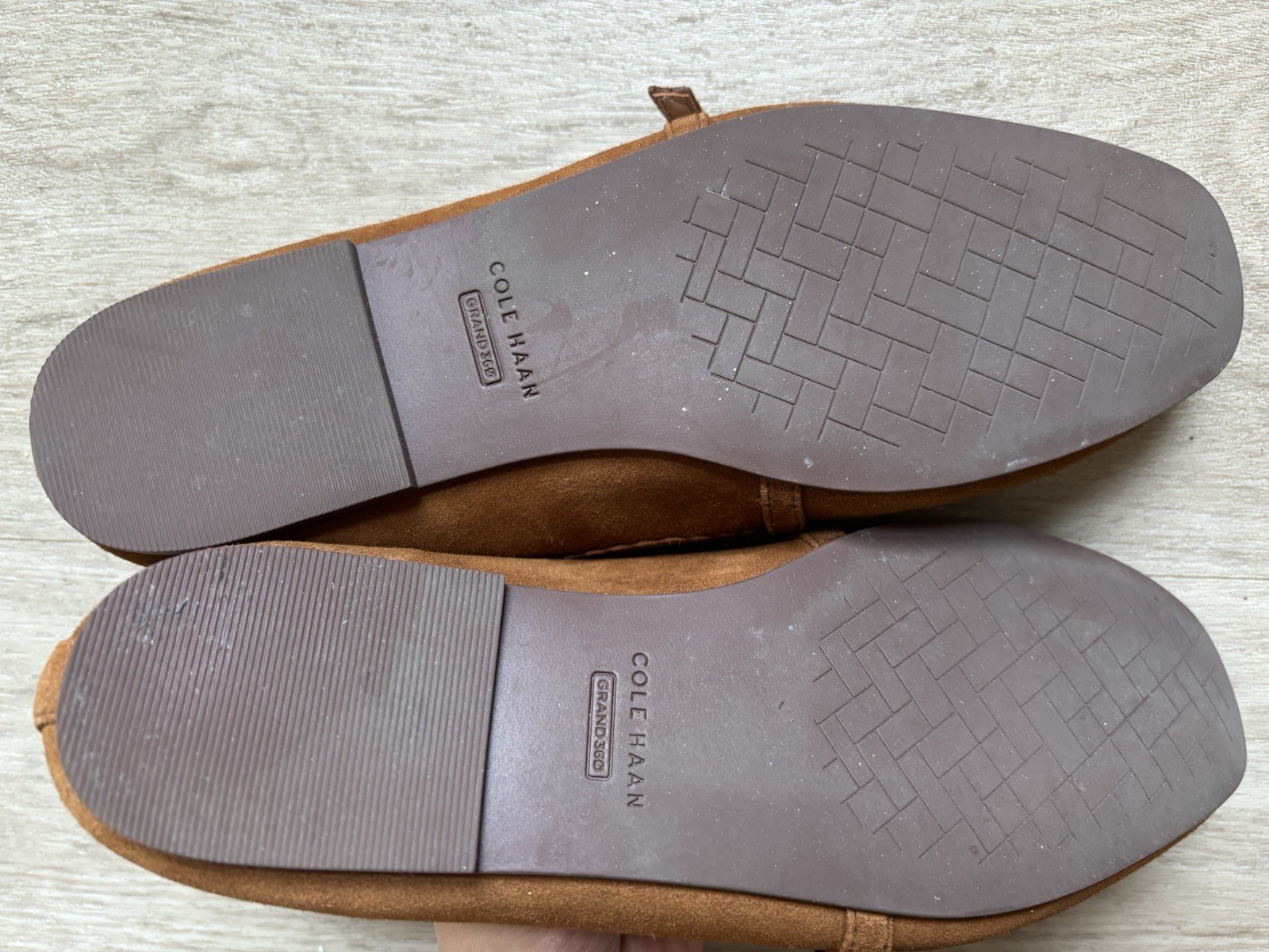 Cole Haan Women’s Yelena Mary Jane Flat In Brown Suede 7.5B