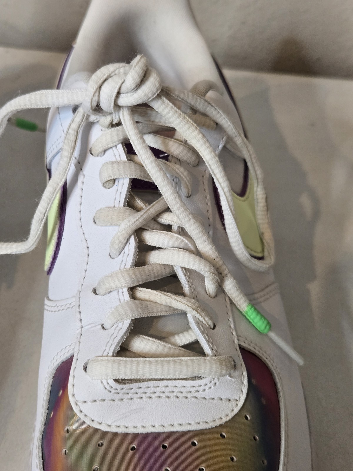 Nike Air Force 1 Low Top Easter Sneakers Shoes CWO367-100 Size 10 No Box