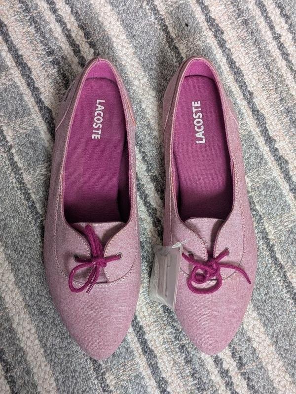 Women Lacoste Heels Purple Textile 37 #8B5P