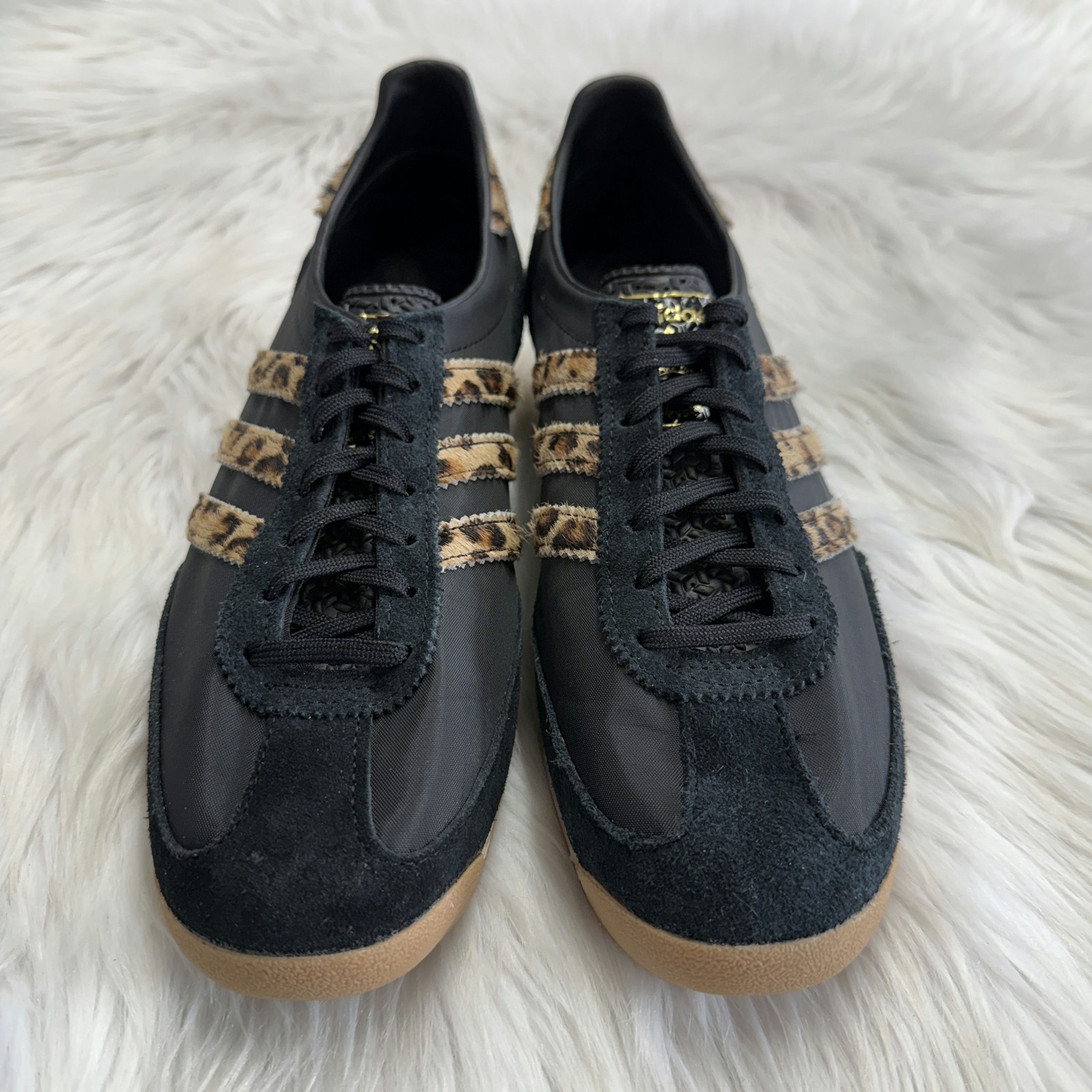 Adidas SL 72 OG Leopard Black Gum Womens JR1640 NEW Multi Sz