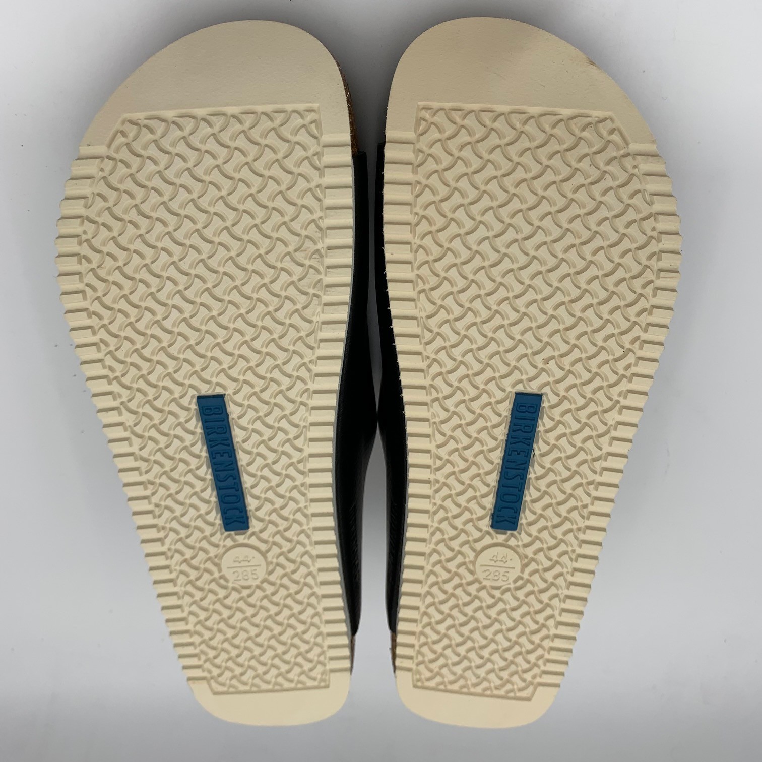 Birkenstock New w/o Box Arizona Prof Black Leather White Buckle Soft Footbed Nar