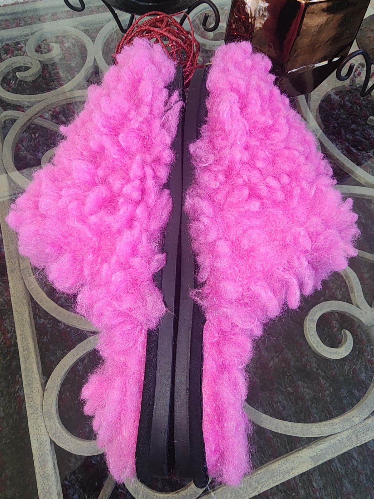 Kurt Geiger London Kensington Faux Shearling Slippers Pink Fuchsia Women’s 8 NWT