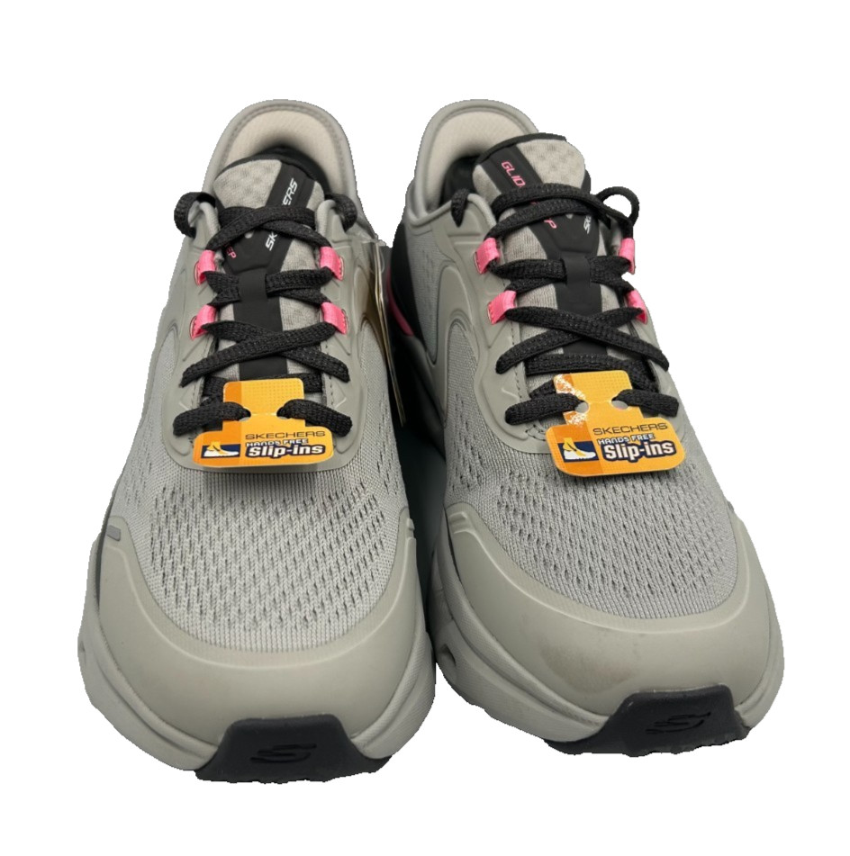 Skechers Women’s Slip-ins Glide-Step Altus Lace Up Shoes Gray/Pink Size:8 155C