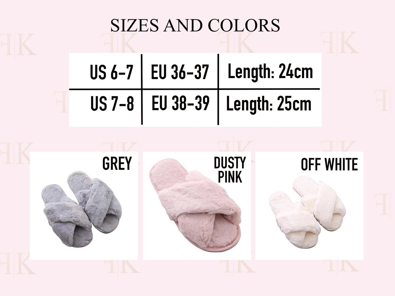 Women fluffy house slipper for wedding or any other occasion. Perfect for gifts