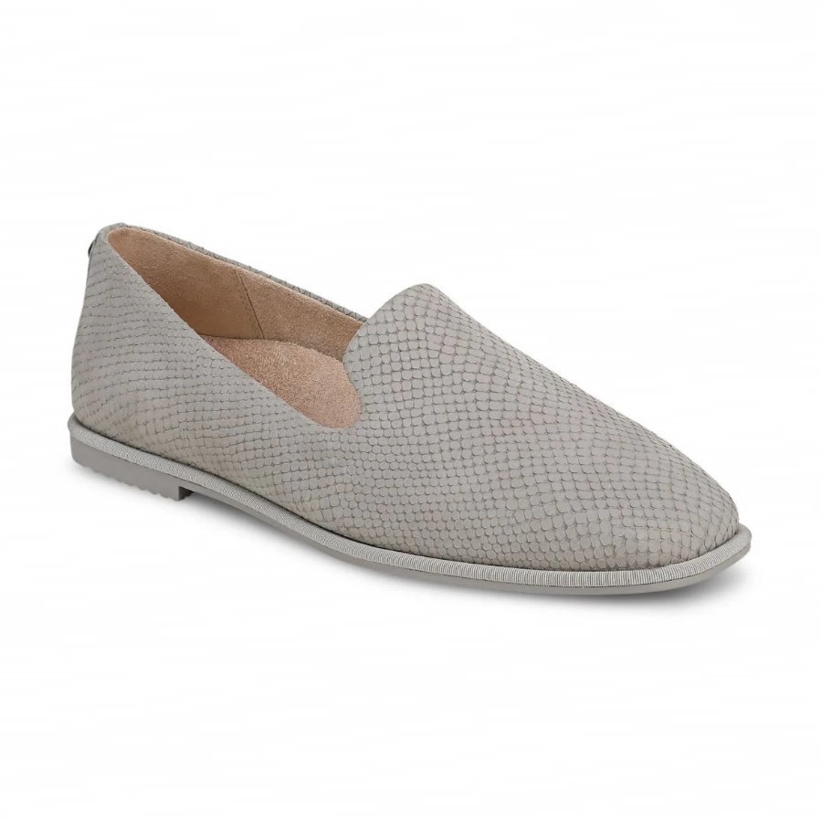 VIONIC Women Willa 2.0 Slip on Flat, Paloma Grey Nubuck (NEW)