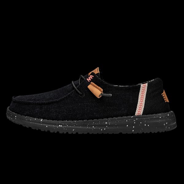 Hey Dude Wendy Washed US Size 5 Black Relaxed Fit