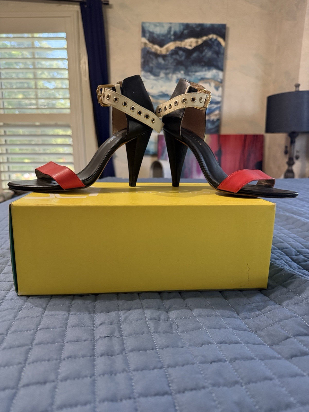 Trina Turk La Jolla Heels. Size 6.5. Orginal Box And Packaging Included