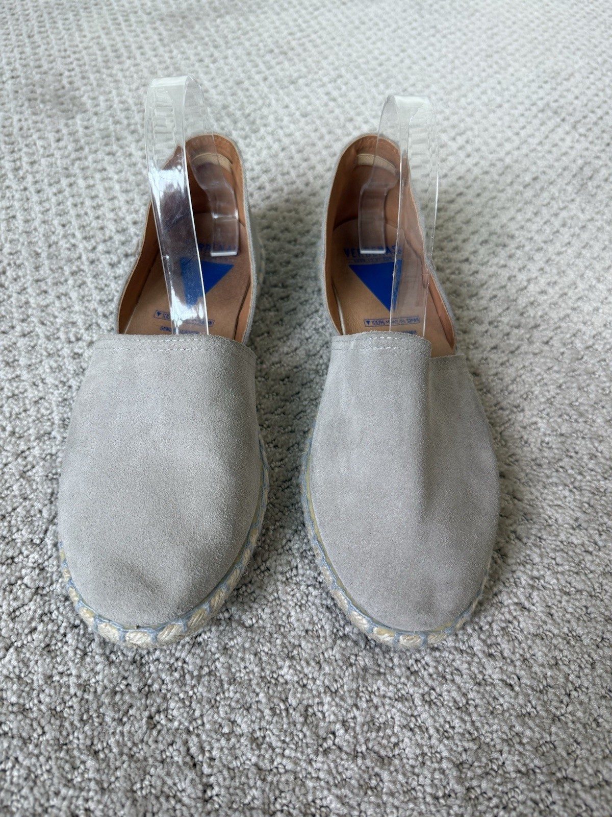 Verbenas EU 42 Carmen Suede Spain Espadrille Slip On Flats Casual Travel Beach