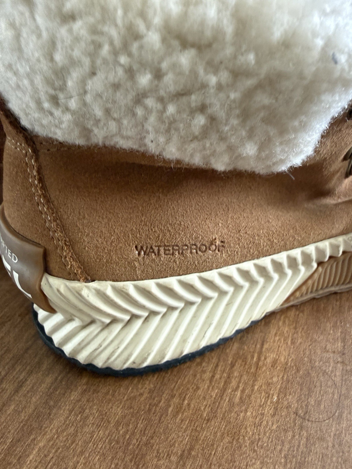 Sorel Cream Shearling-Lined Women’s Boots