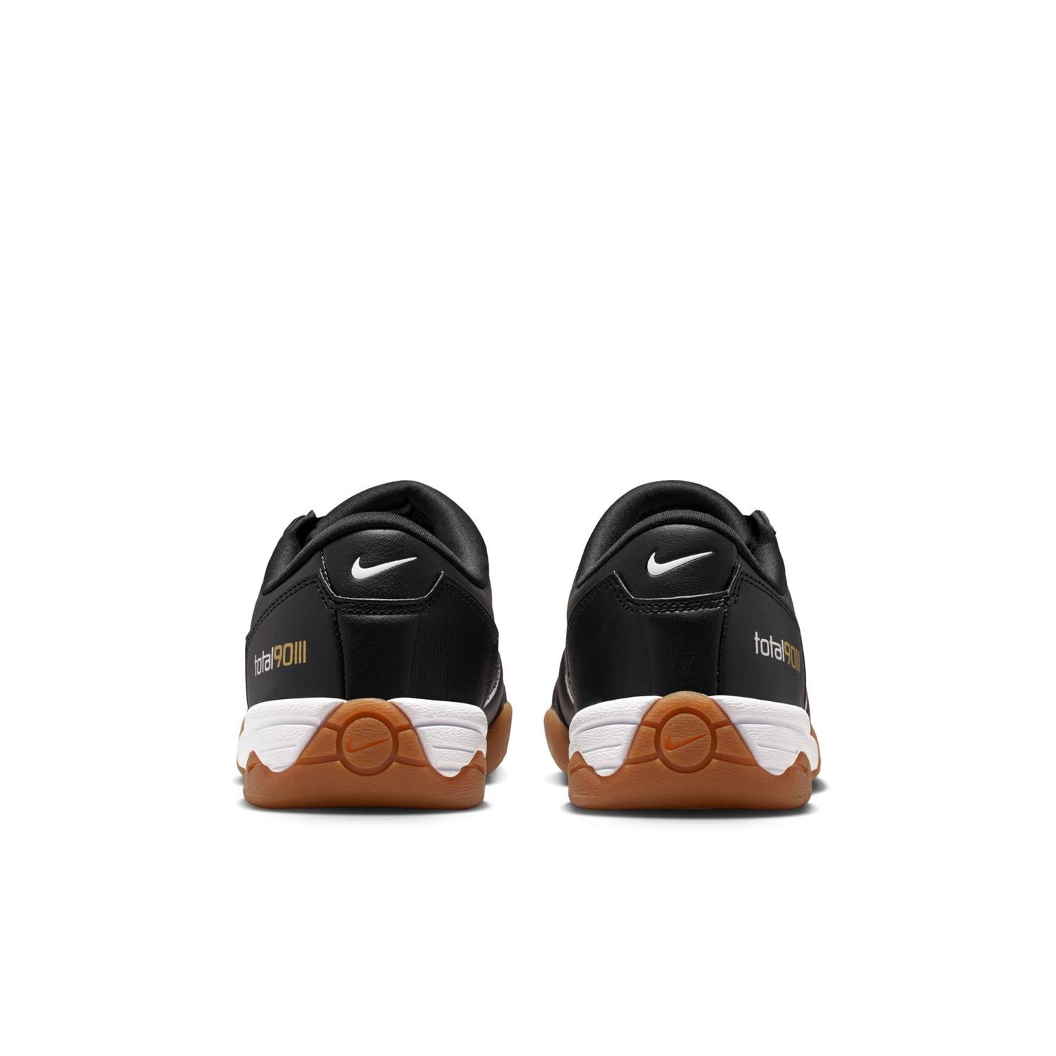NIKE Women’s TOTAL 90 IO2387-001 Black White Gum med brown Mtlc gold