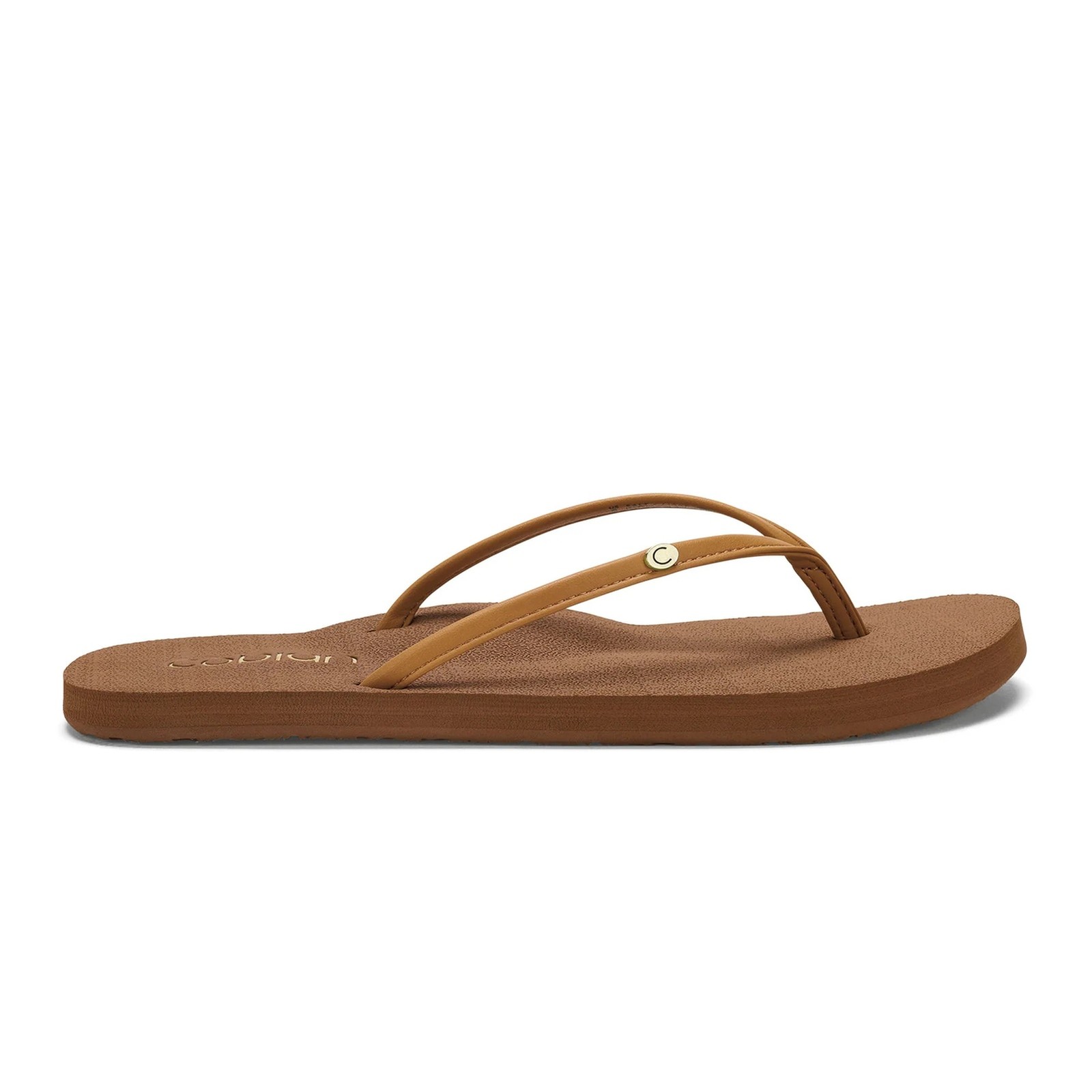 COBIAN Women’s Nias Bounce 2 Tan Flip Flops (NIA25-230)