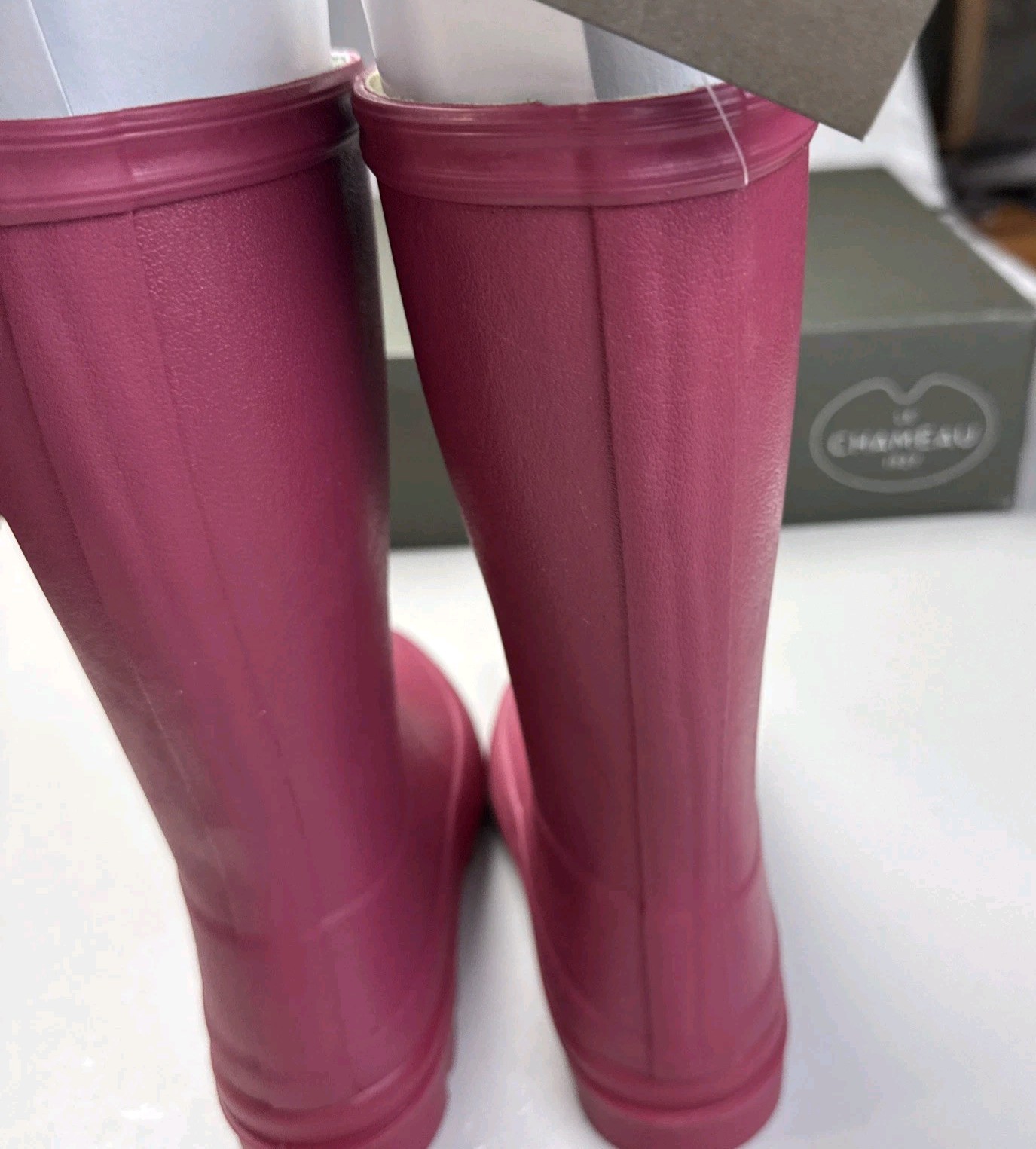 Le Chameau 1927 Rain Boots Women’s Size 6 Iris Botlyn Rose Pink Lined New w/ Box