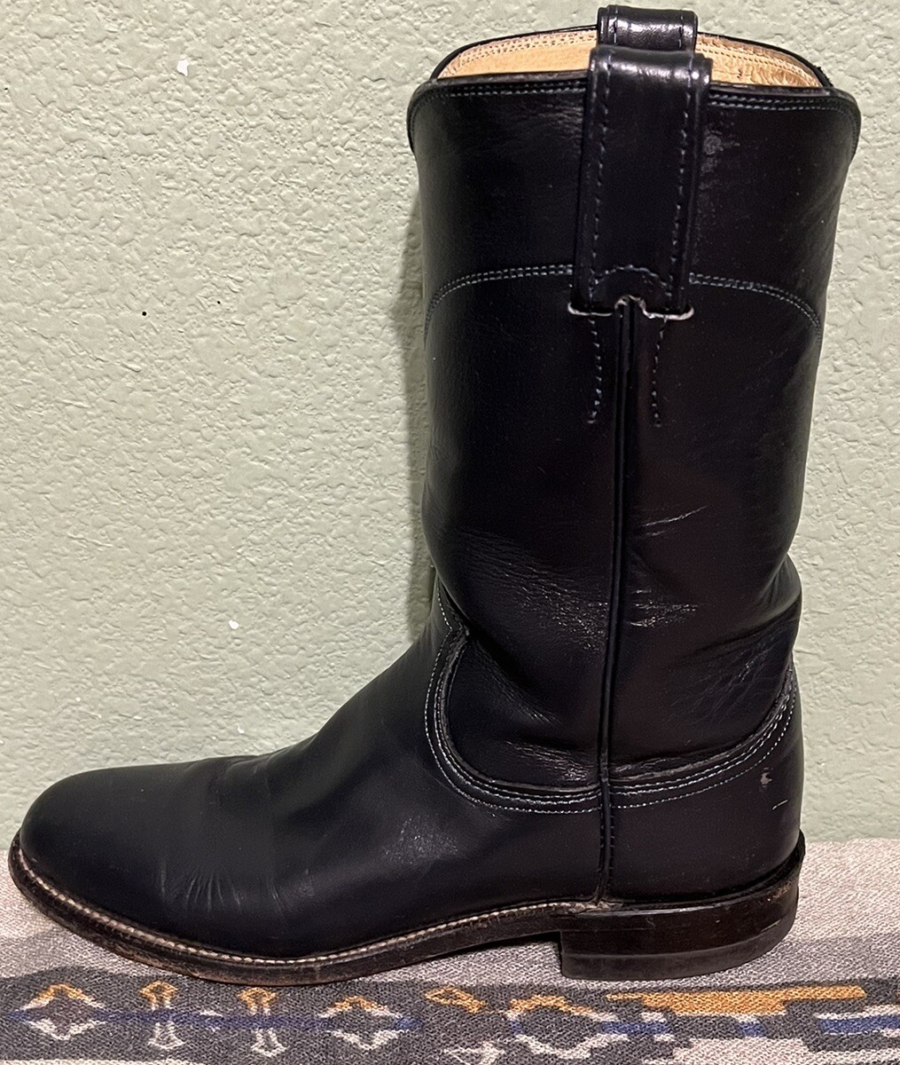 90’s Justin Ropers L3057 Navy Women’s Cowboy Boots 6.5B