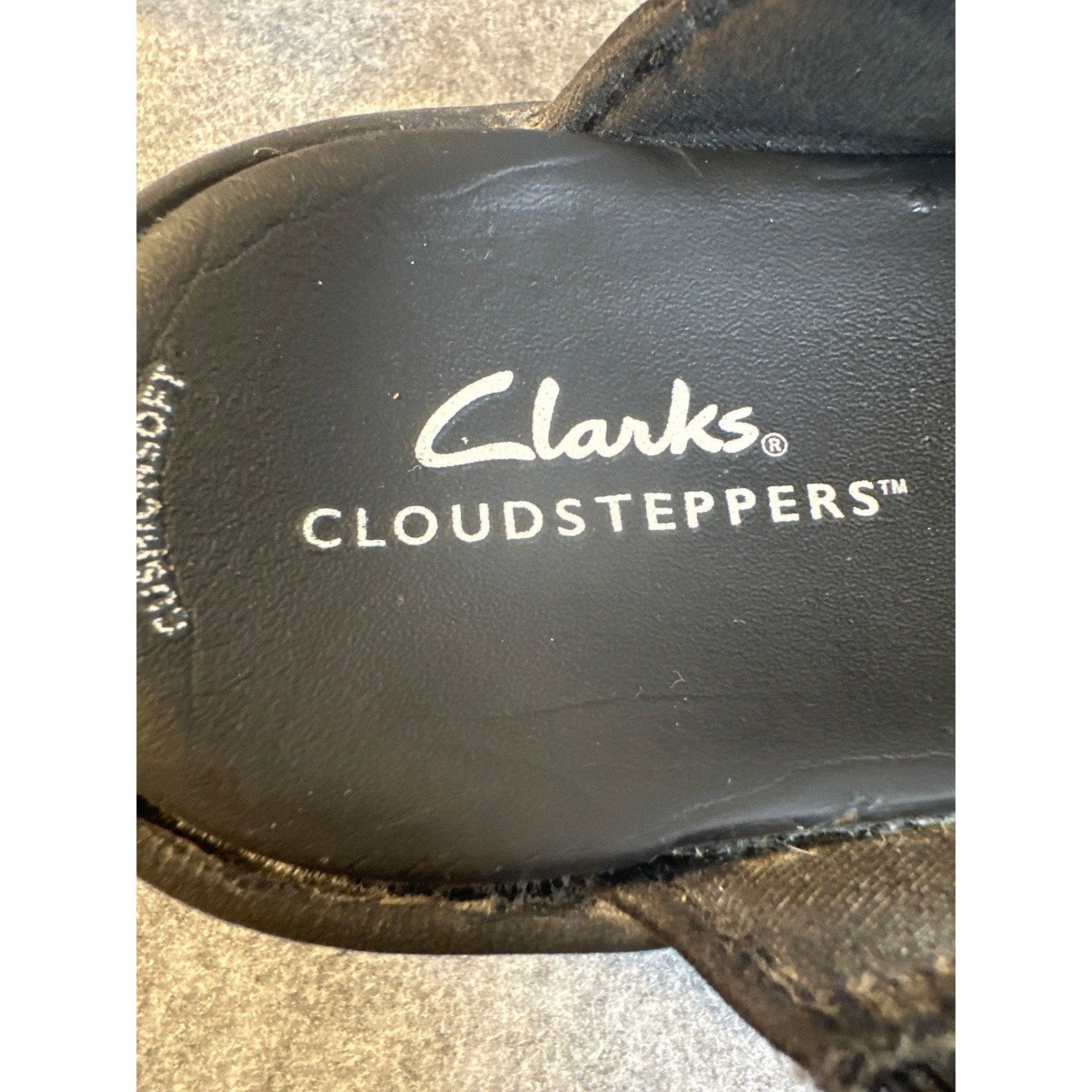 Clark’s Drift Jaunt Cloudsteppers Size 9M Rhinestones Wedge Comfort FlipFlop