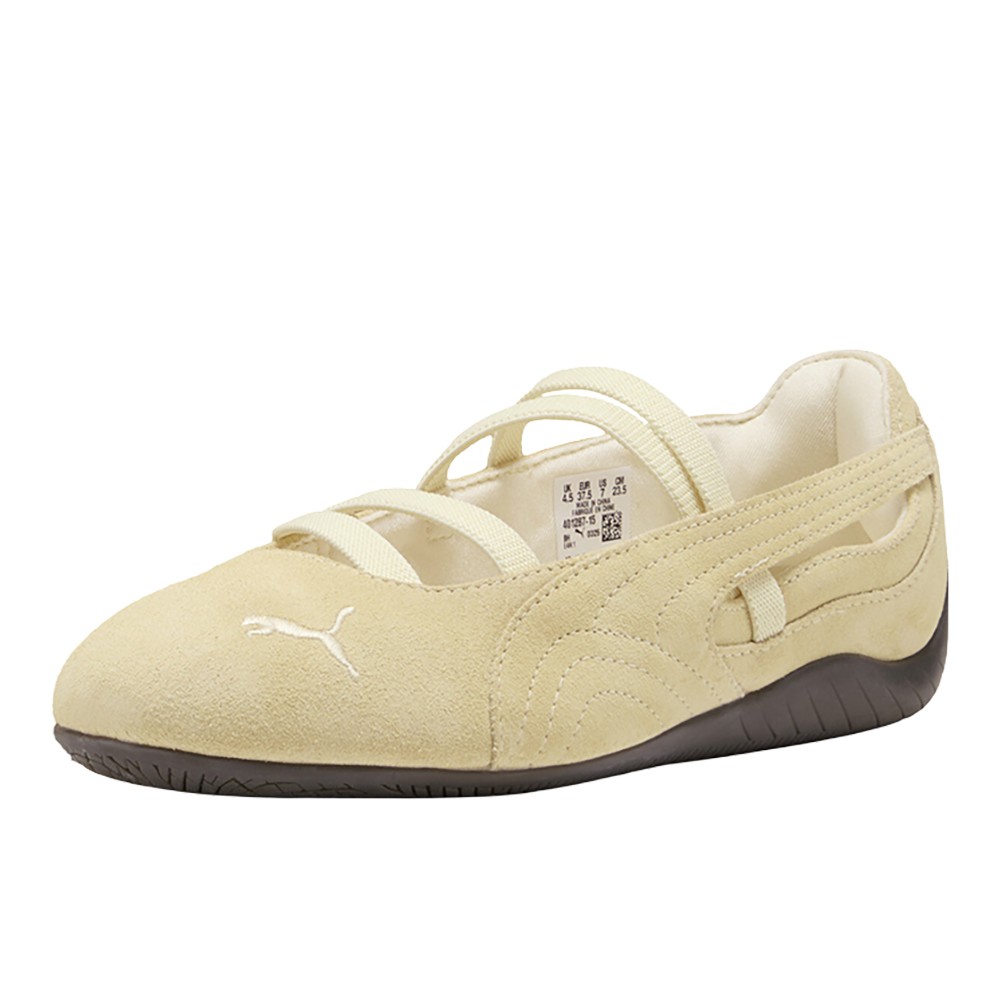 PUMA Speedcat Ballet Suede Womens Yellow Sneakers Casual Shoes 40128715