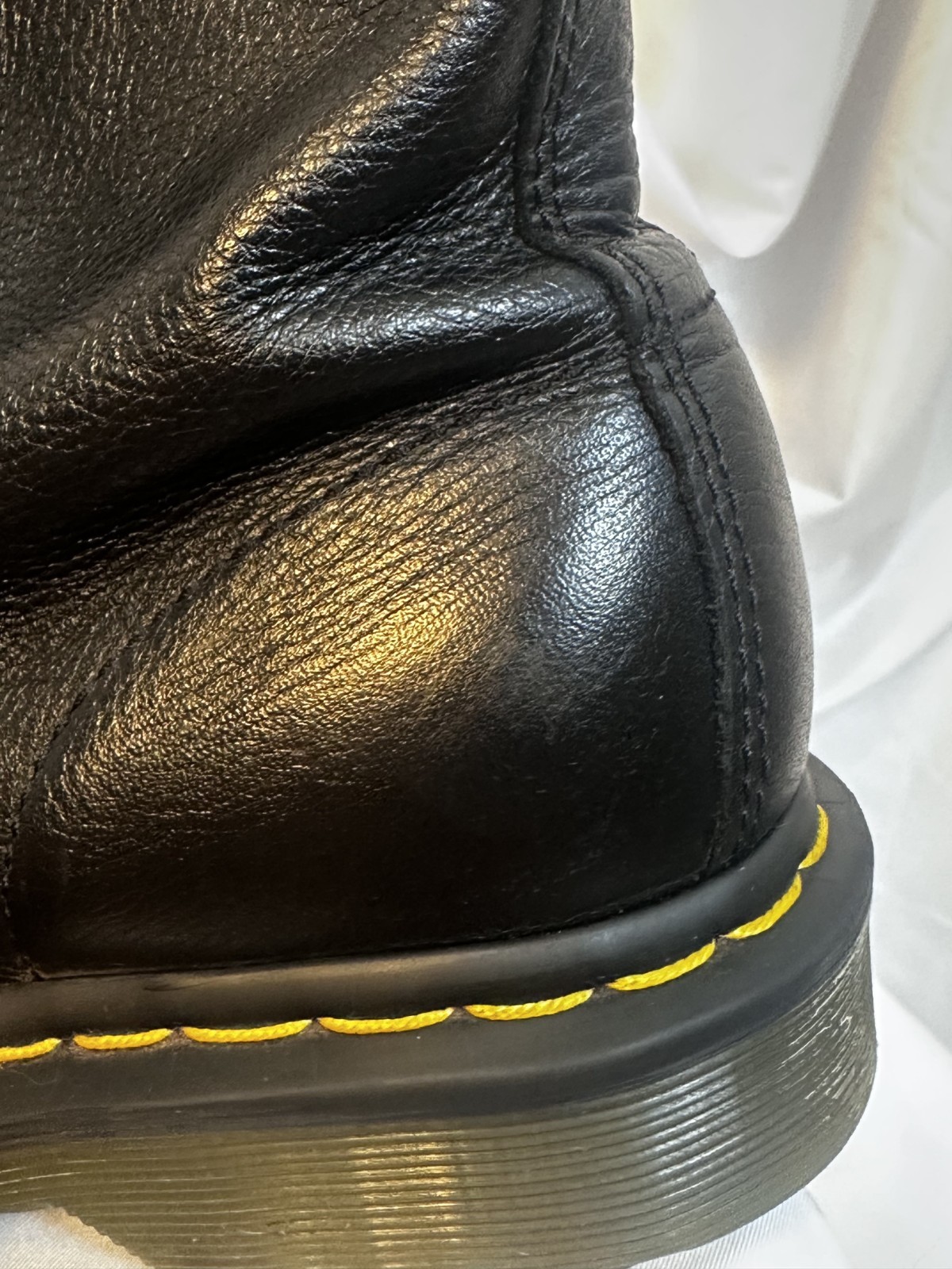Dr. Martens Pascal 1460 Virginia Leather Boots for Women, Size US 7 – Black -…