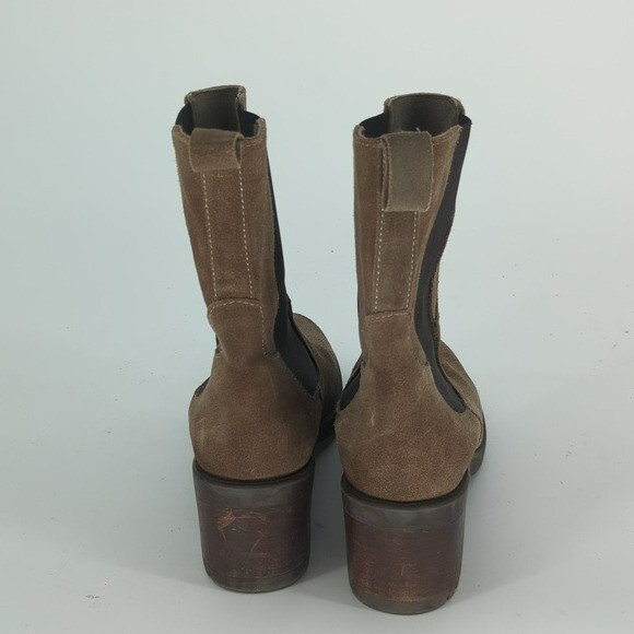 Emanuele Crasto Suede Chelsea Boots Brown 38/7.5 rustic bohemian moto hipster