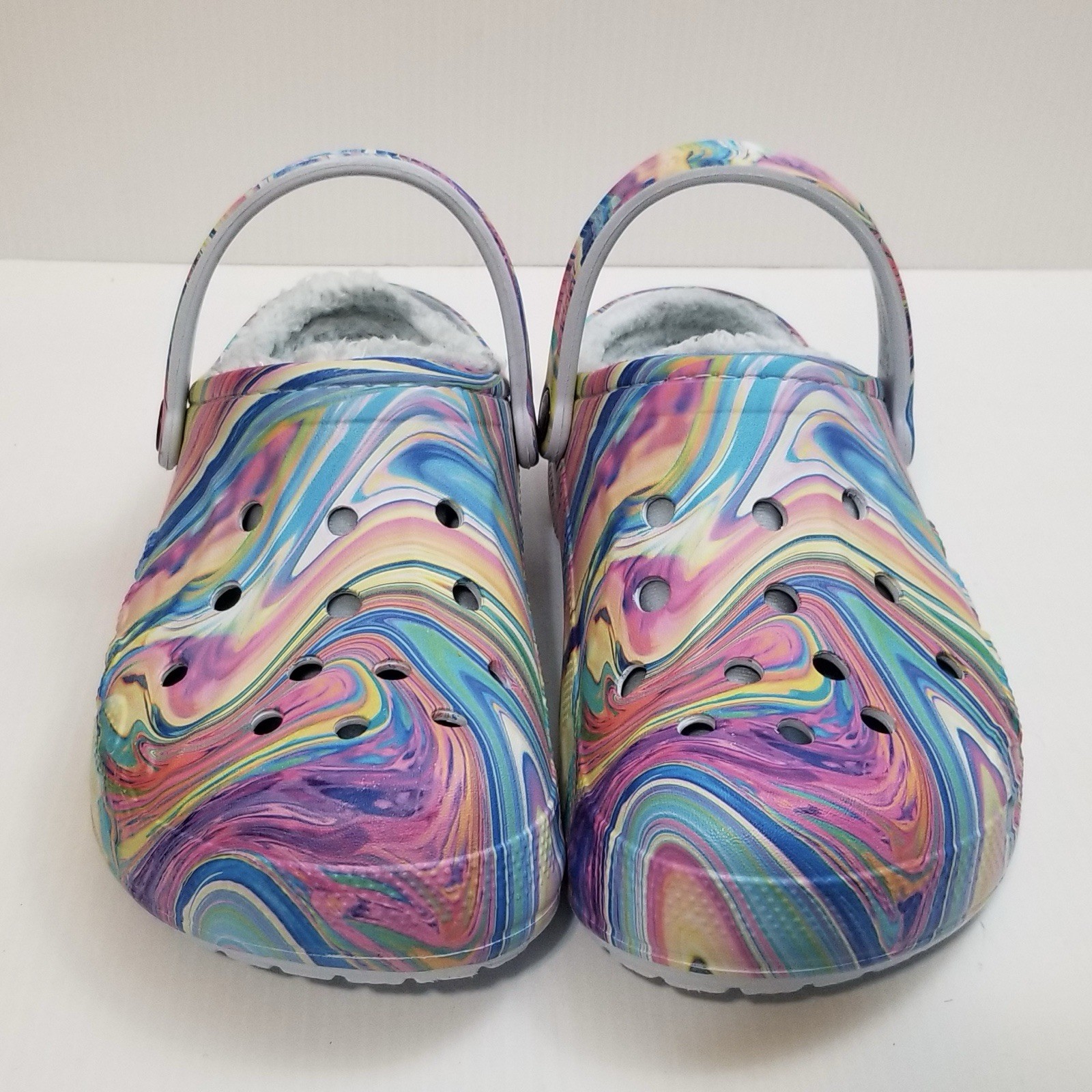Crocs Adult Unisex Baya Lined Printed Clog Multicolor Size M 8 W 10 #205975 EUC