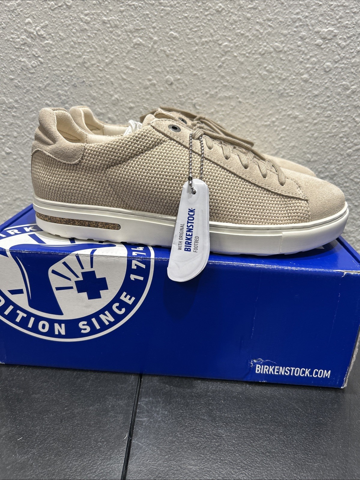 BIRKENSTOCK Bend Sandcastle Suede Lace-Up Unisex Sneaker Athletic 41 US W-10 M-8