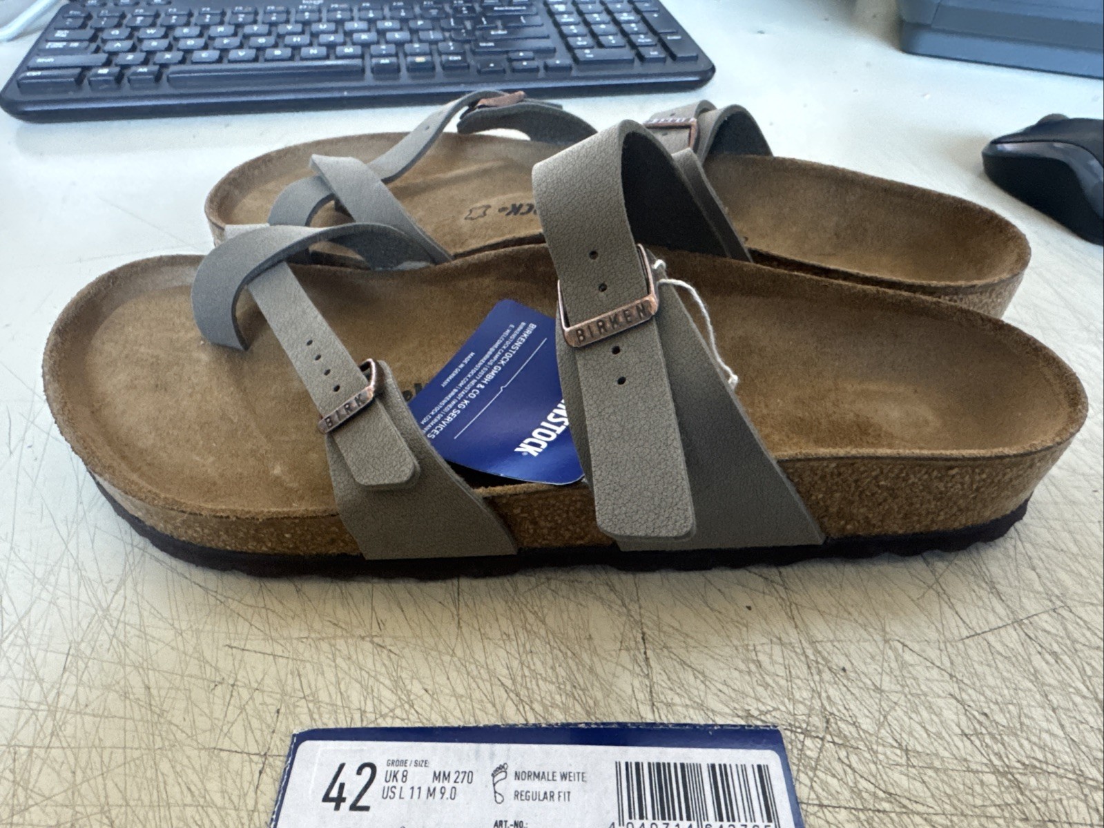 PICK SIZE – Birkenstock Mayari STONE Birk-Flor Sandals