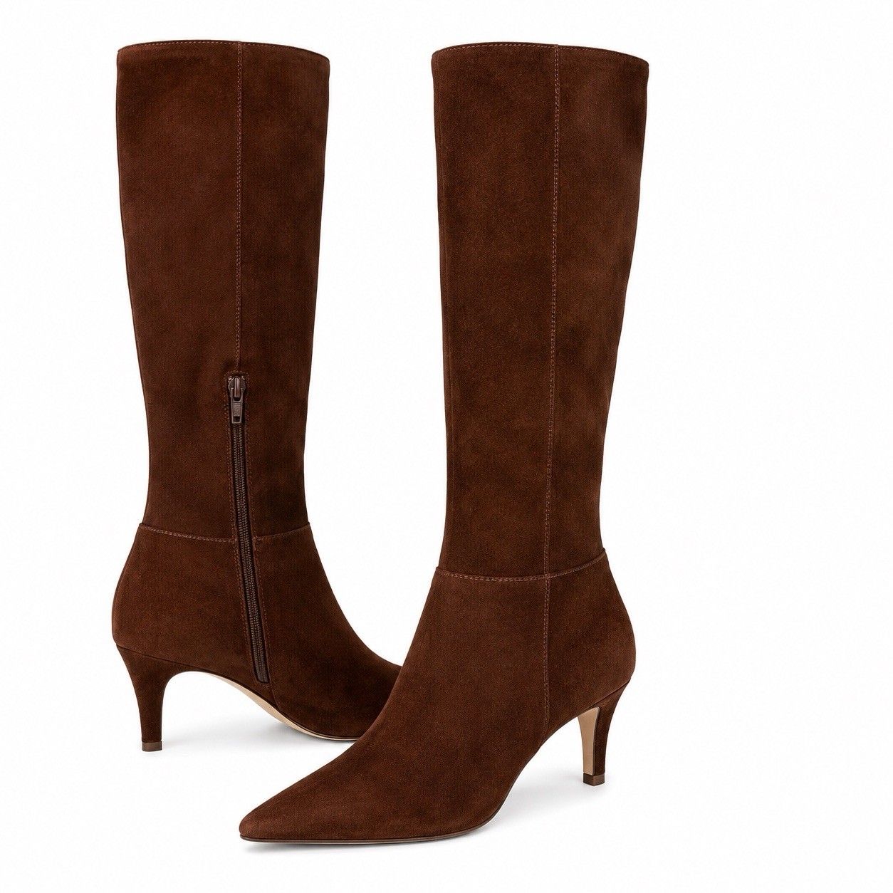 Steve Madden Knee High Boots Womens 10 Brown Suede NEW