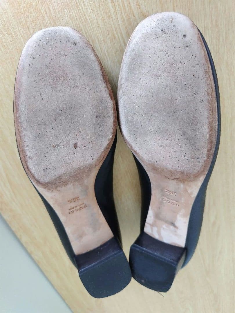GUCCI Shoes Pumps Heel Interlocking G EU 36.5 US 6.5 Authentic