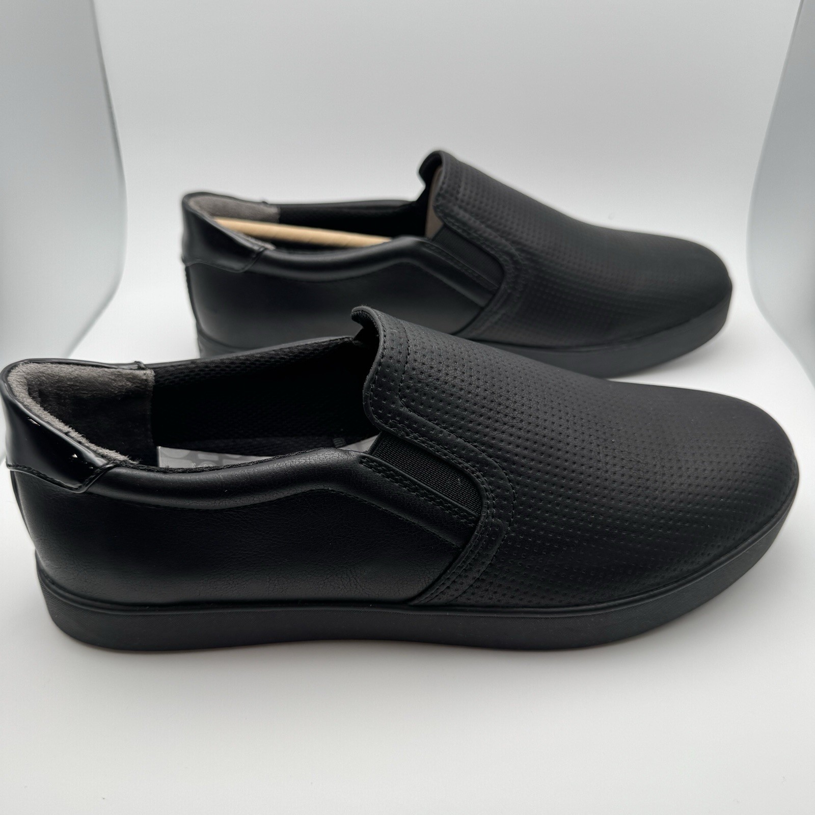 Dr. Scholls Madison Slip On Womens 10 M Black Non Slip Shoes Fashion Sneaker 10M