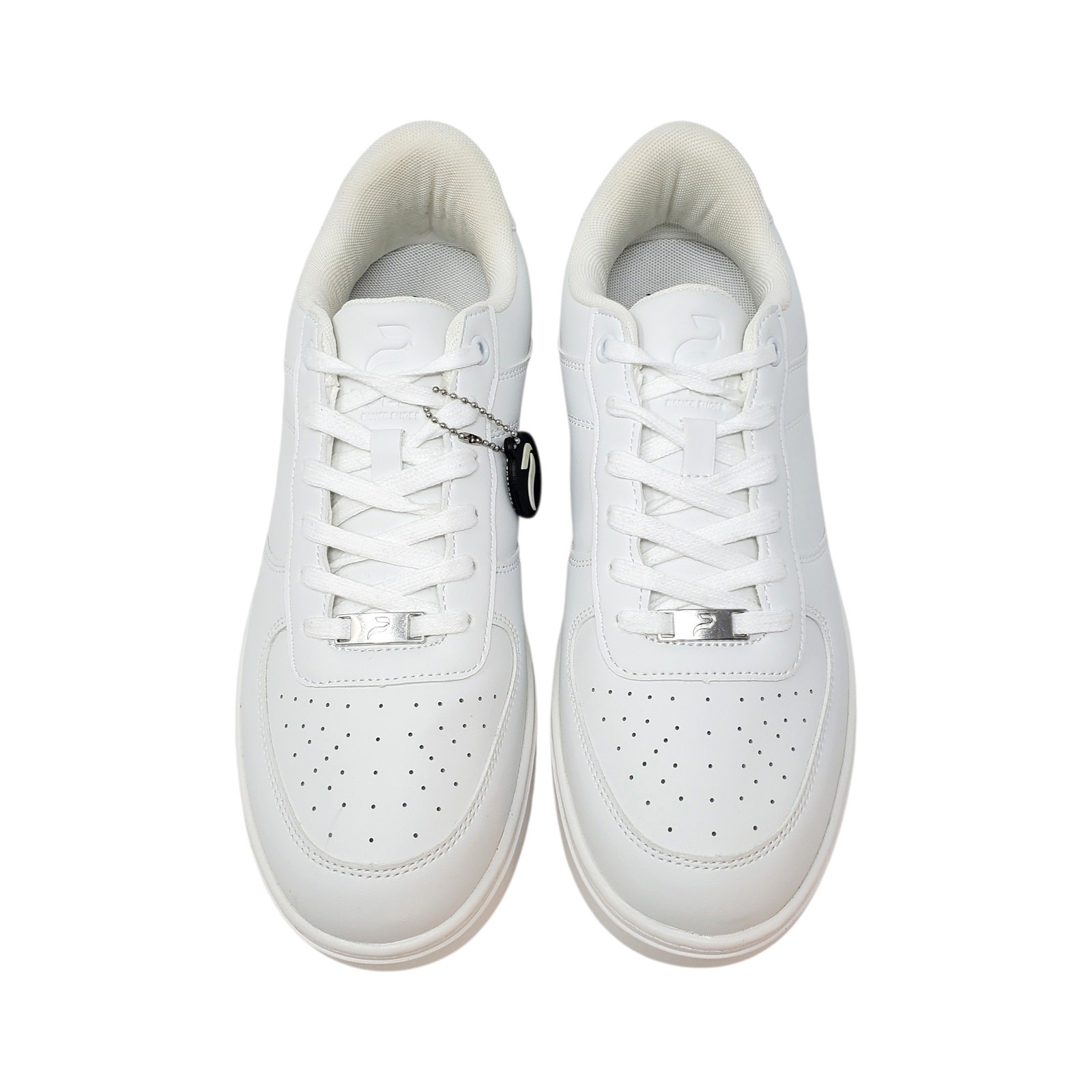 Pulse Dance Shoes Sneakers Flow White Low Top Unisex Size US 9.5 M / US 10.5 W