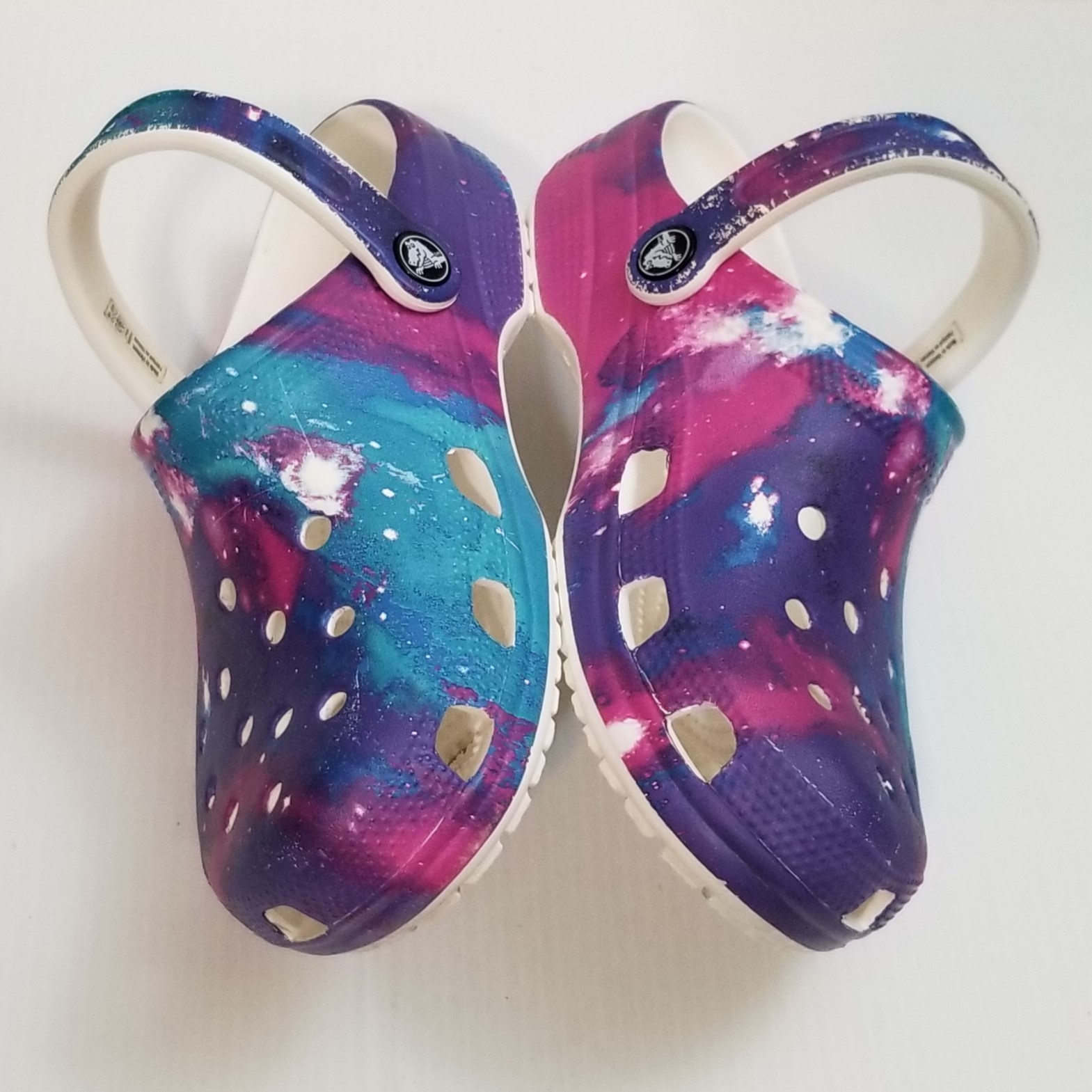 Crocs Baya Seasonal Printed Clog Galaxy Croc Sandals Men’s Size 5 Women’s 7