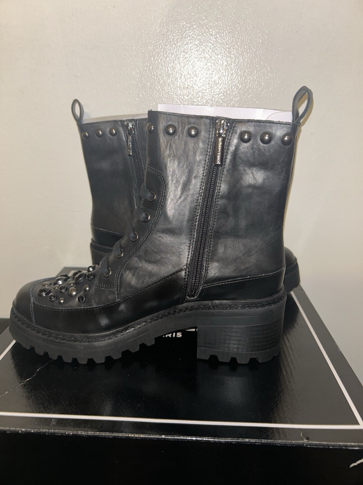 Black Karl Lagerfeld Breck booties 8.5