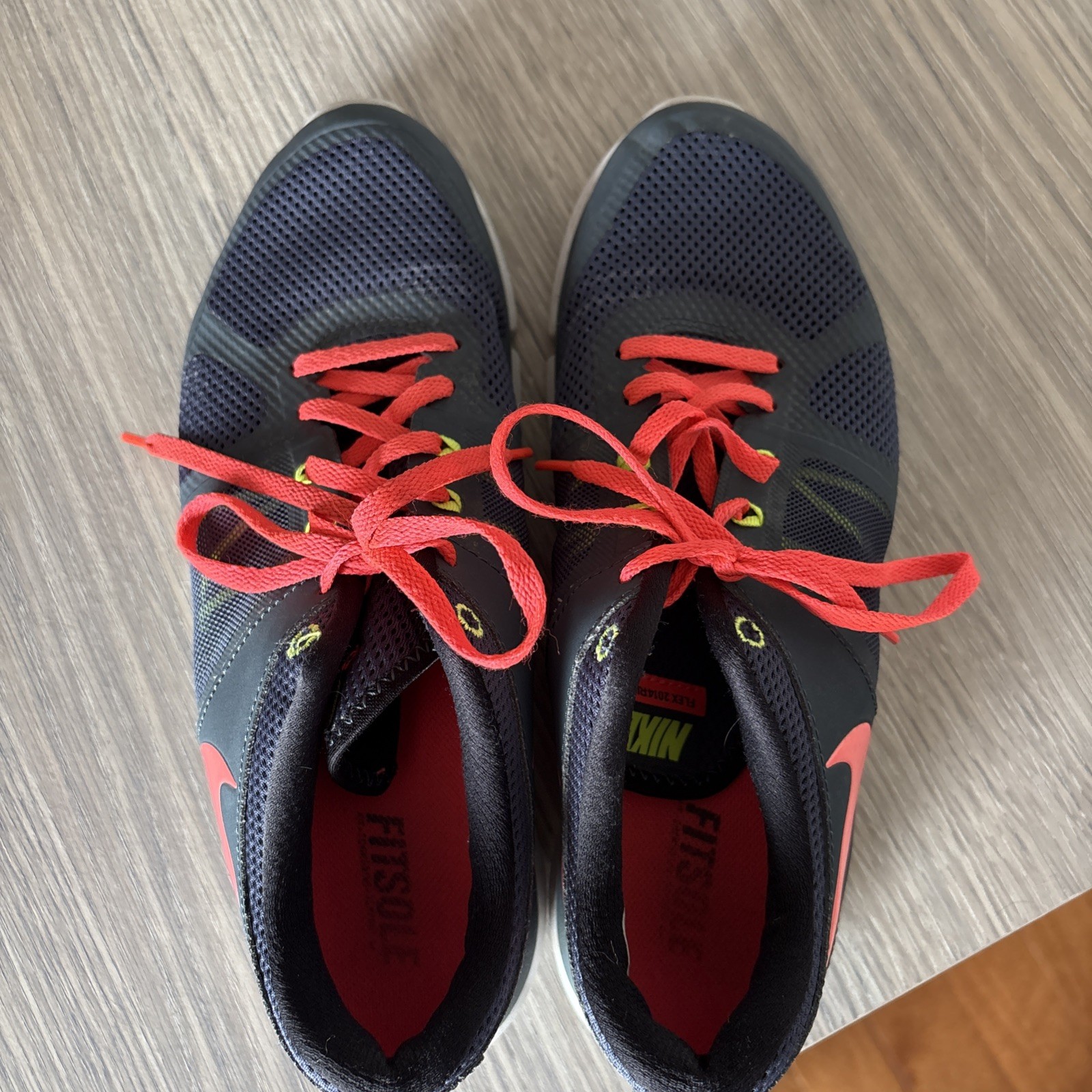 Nike Womens Flex 2014 Rn Running Shoes 642767-012 Low Top Lace Up 9.5 R2