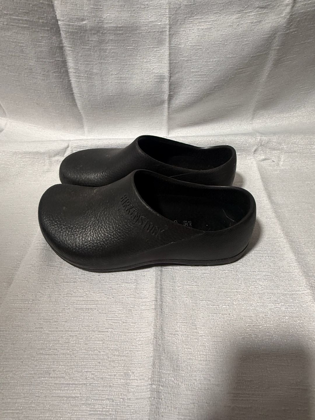 Birkenstock Super-Birki Polyurethane Clogs Black Sz 9