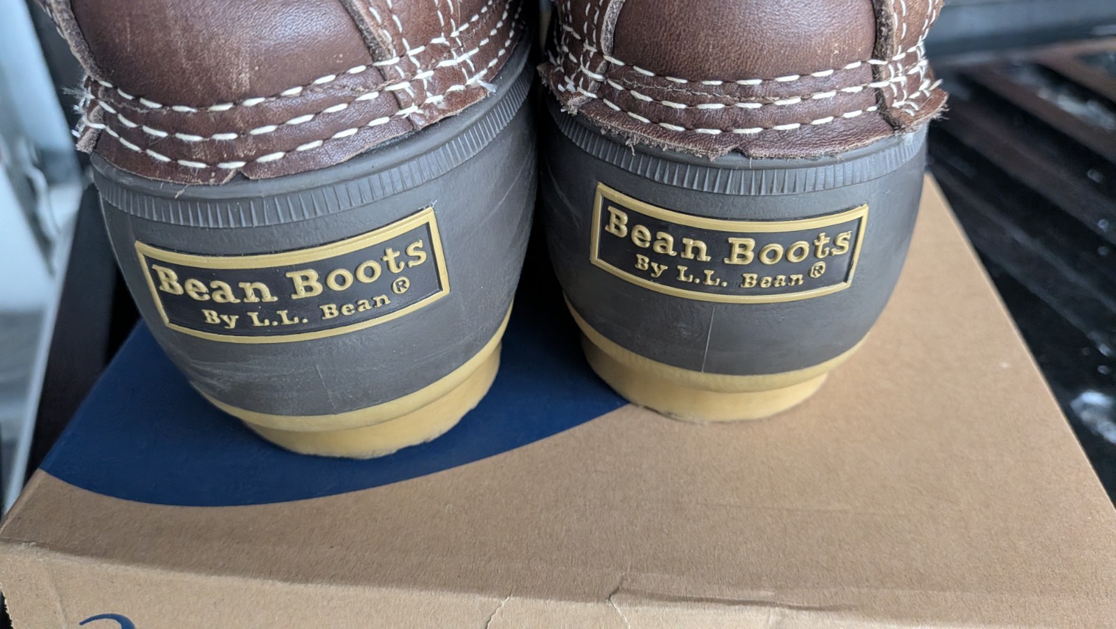 LL Bean Boots fur lined Size 9 wide mens