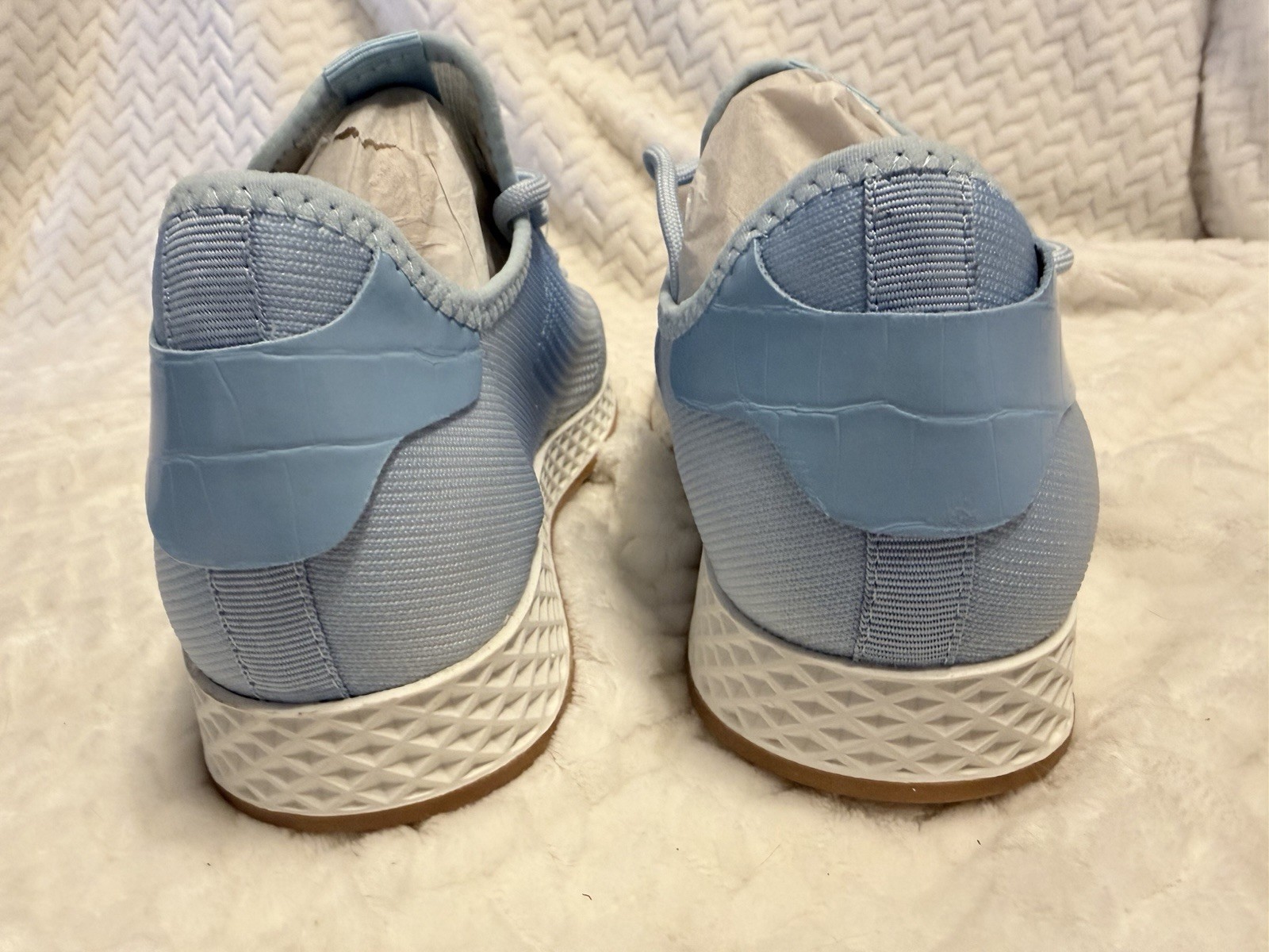 Urban Sport by JSlides Ophelia Women US 8 Blue TieDye Knit Shoes Sneakers