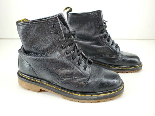 Dr. Martens 1460 Pascal Black Leather Boots Women’s US 7 UK 5 Lace Up Combat