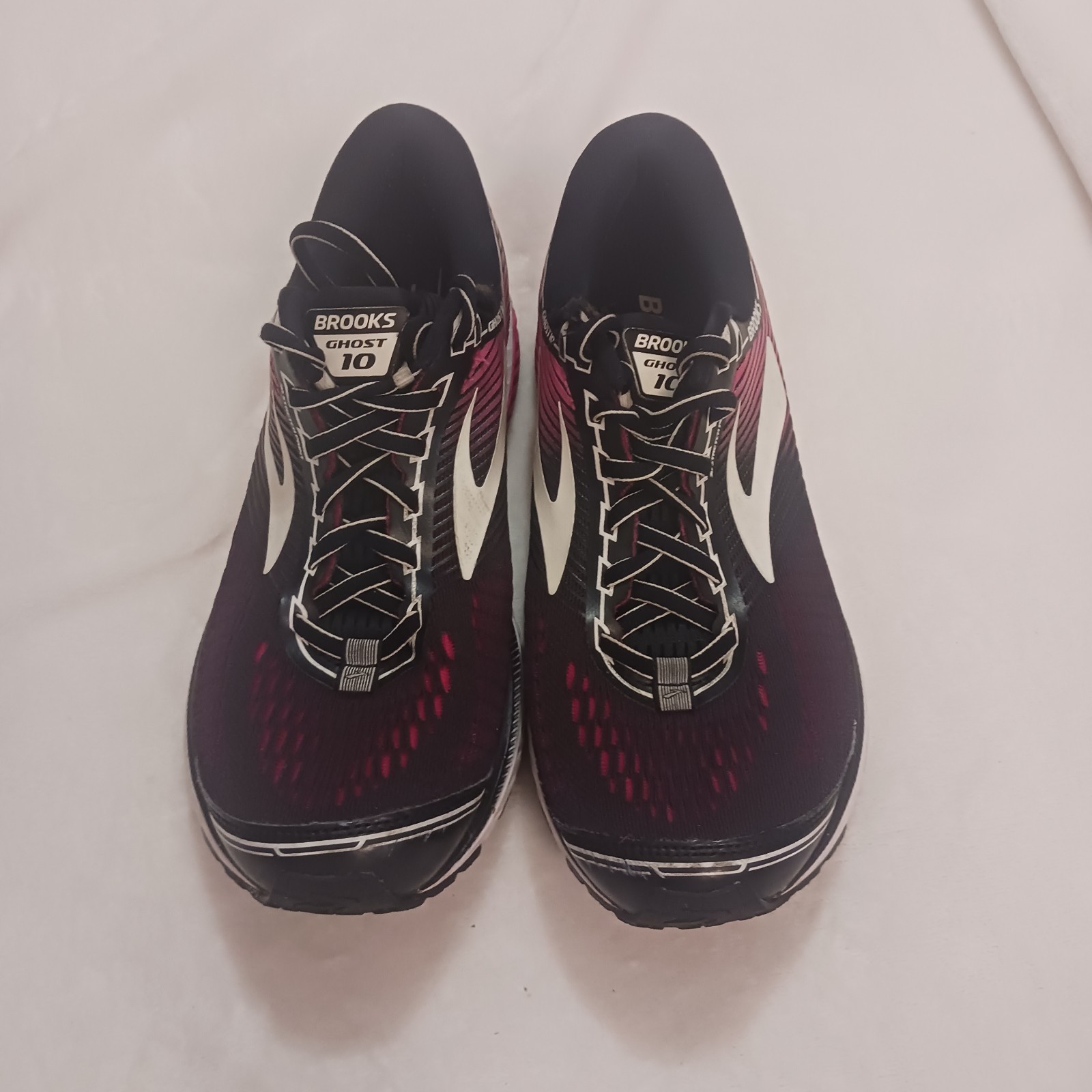 Brooks Ghost 10 Pink and Black Peacock 1202461B067 Size 10