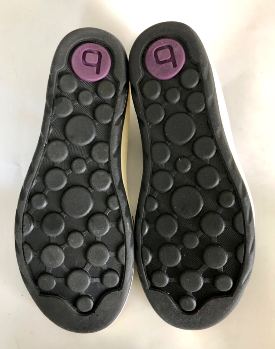 BIONICA Black Textile Leather Slingback Wedge Tie Sandals Size 6 US EUC