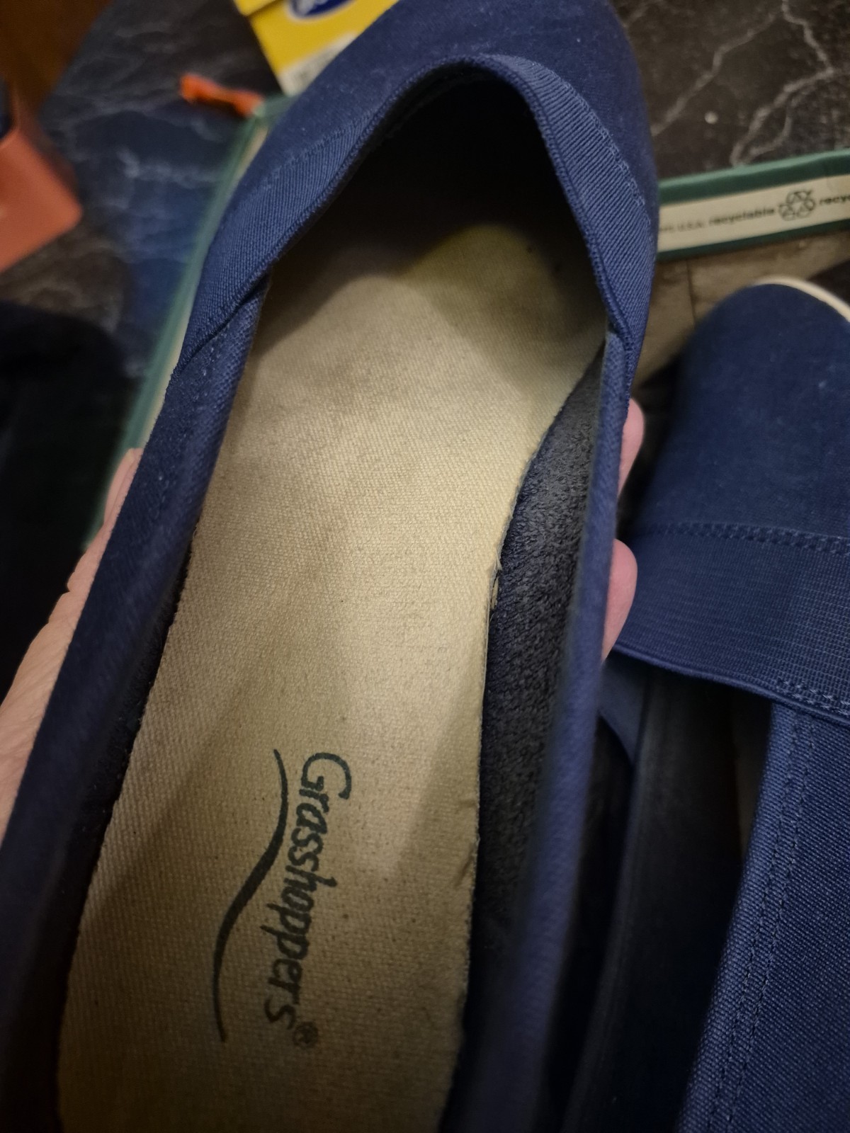 Grasshoppers Navy Blue Size 10 M Womens Shoes With Box