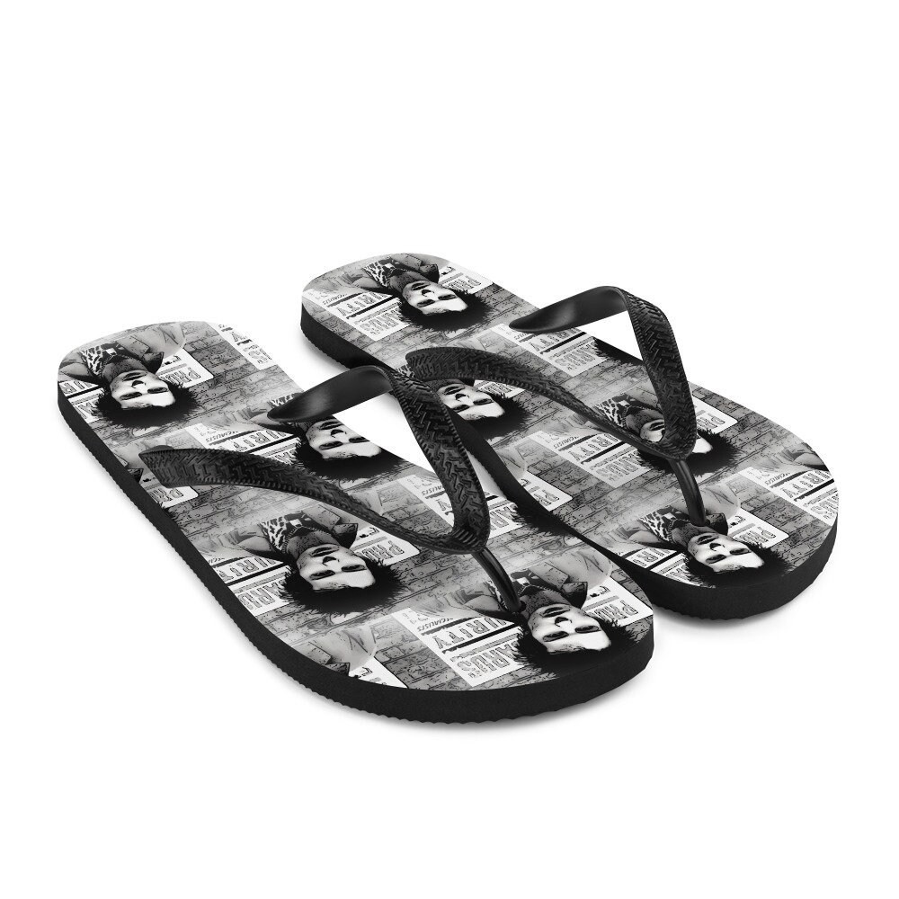 Sid Vicious Flip Flops Punk Rock Sandals Sex Pistols Inspired Summer Footwear