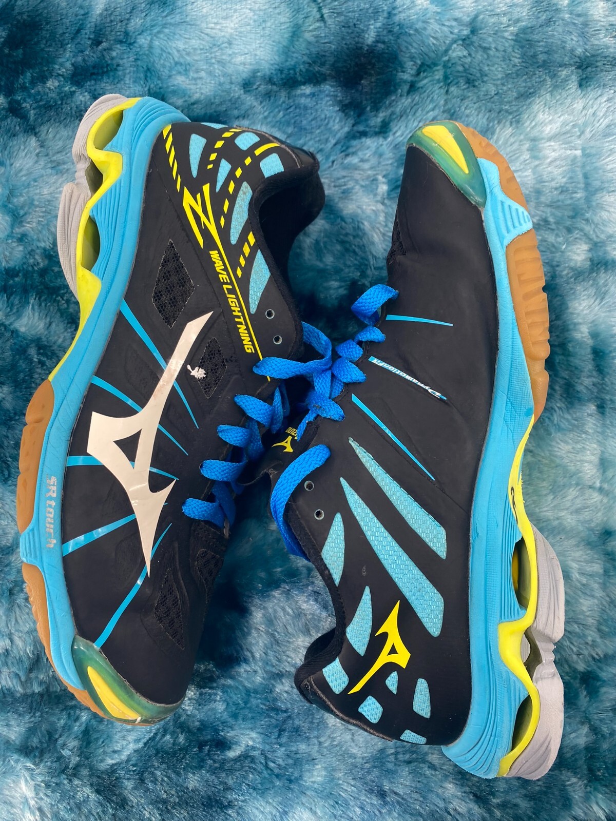 Mizuno Wave Lightning SR Touch Women’s Volleyball Shoes Black Sneakers Size 8