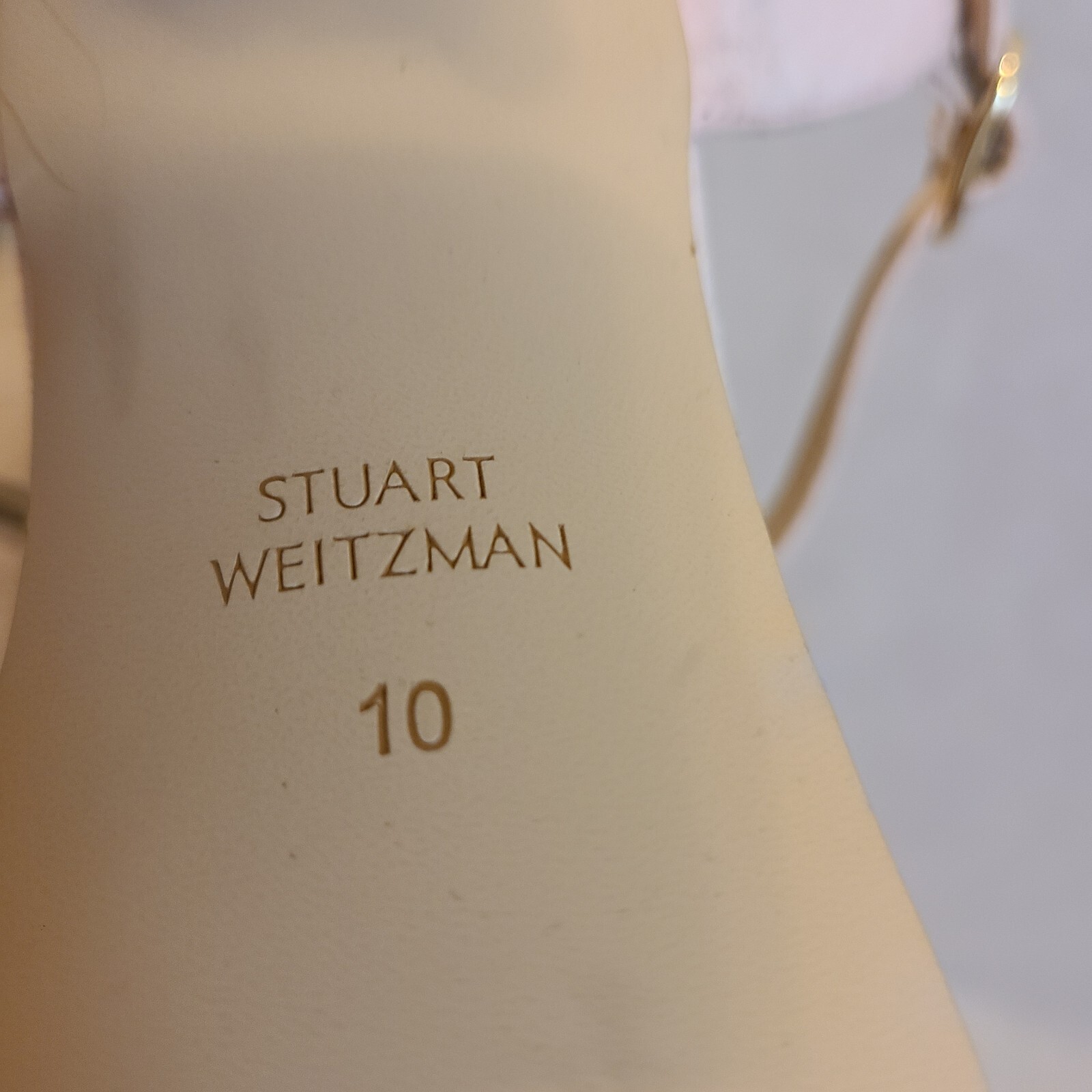 Stuart Weitzman Dancer Twistie 100 Suede Sandal Light Pink Women’s Size 10B New